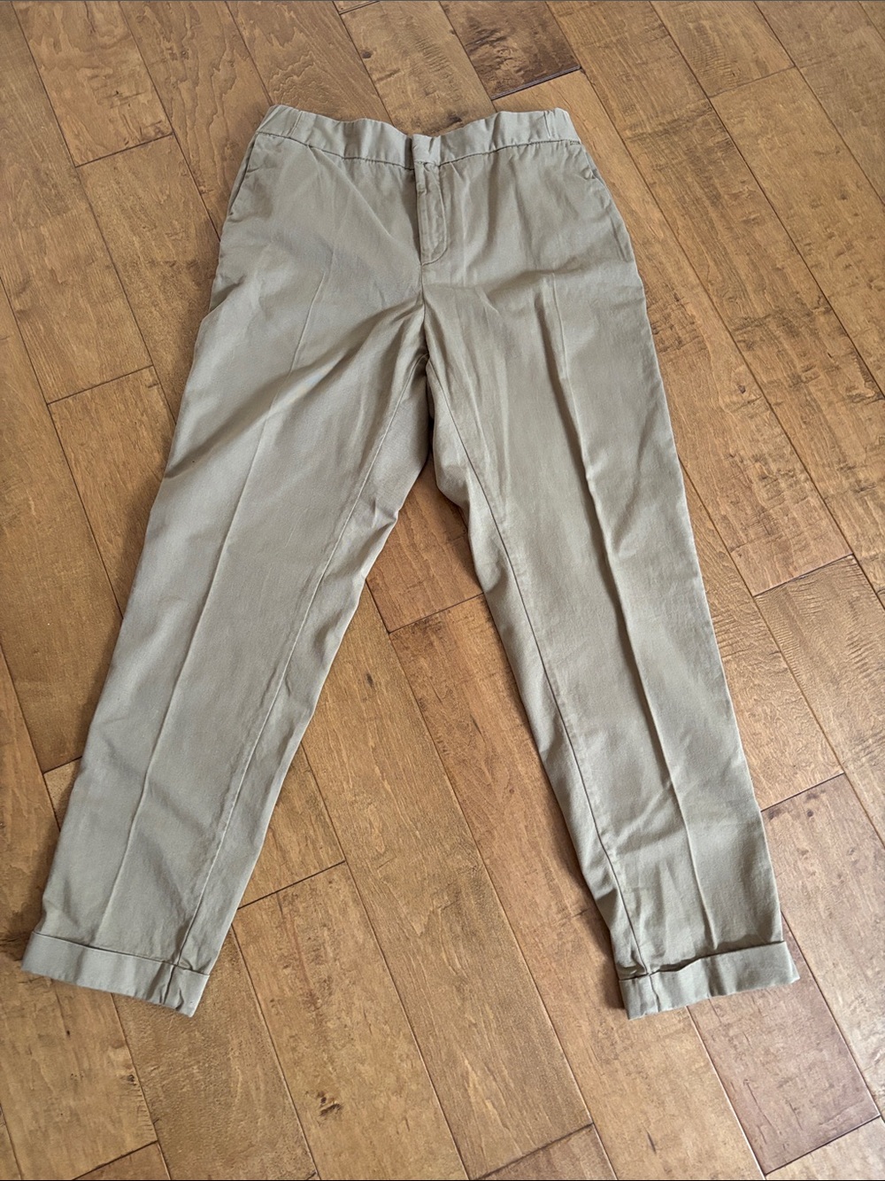 The Kooples Men’s Pants in Light Khaki Sz 34- Elastic waist for comfort - NWT